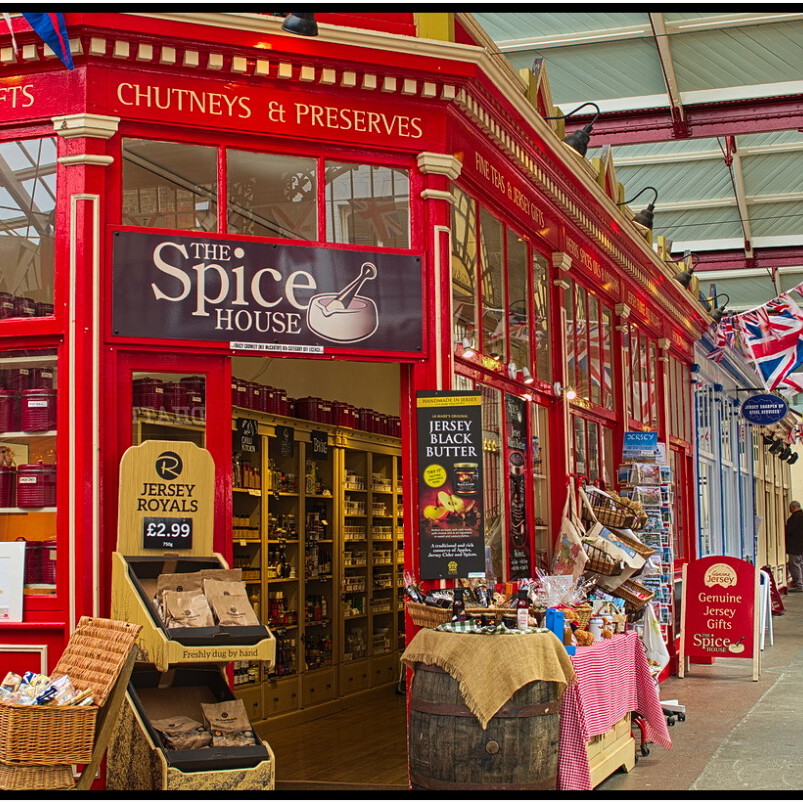 Markt auf Viktorianisch