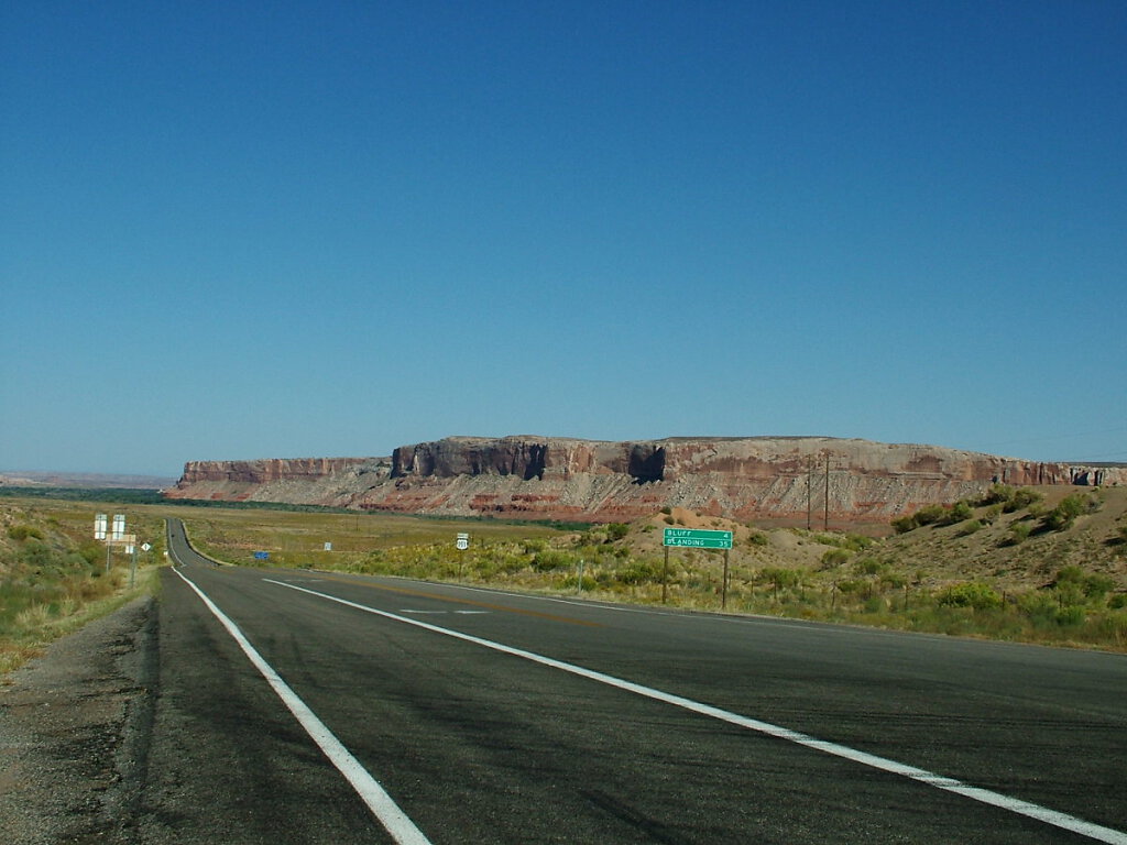 On the way to Monument Valley