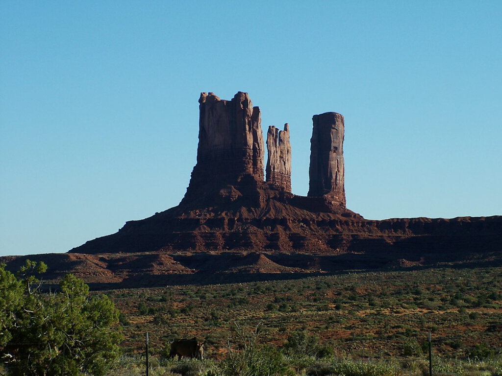 On the way to Monument Valley